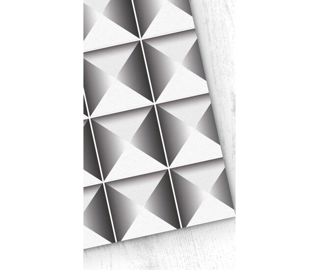 Papel pintado prisma prisma - negro - 1 rollo 55 x 300 cm