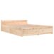 Estructura de cama 135x190 Estructura de cama 135x190 Marrón