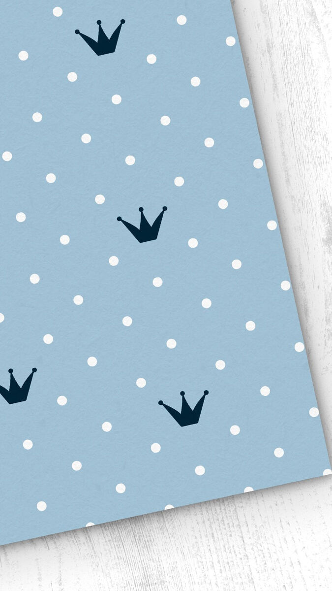 Papel pintado Infantil Coronas