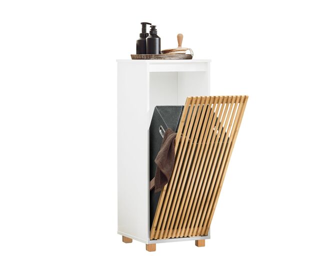 Sobuy bzr126-w cesto para ropa sucia armario de suelo