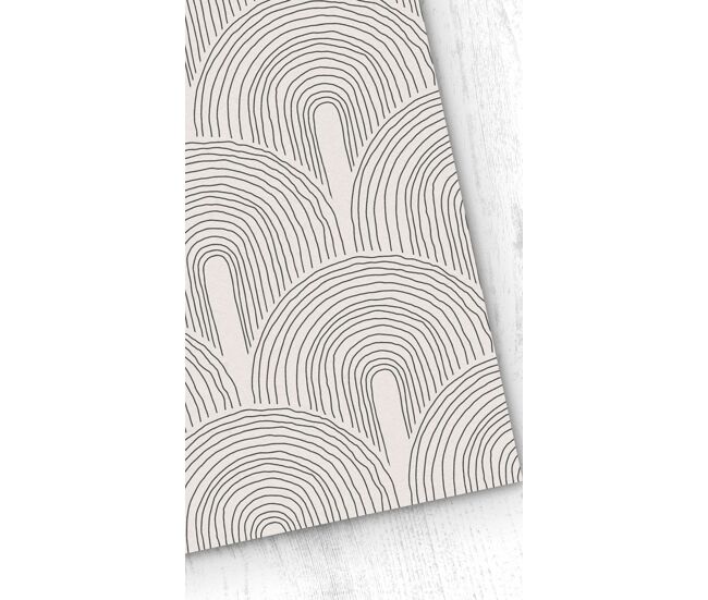 Papel pintado arco arco - beige - 1 rollo 55 x 300 cm