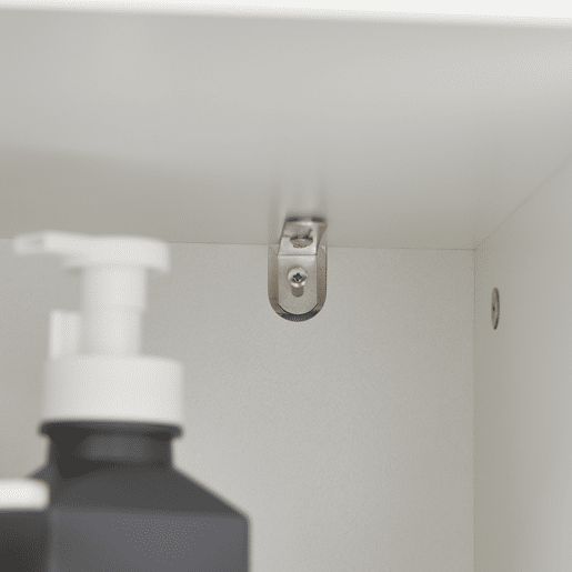 SoBuy BZR104-W Armário alto de casa de banho com prateleiras e cesto para roupa suja