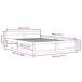 Estructura de cama 140x200 Estructura de cama 140x200 Blanco
