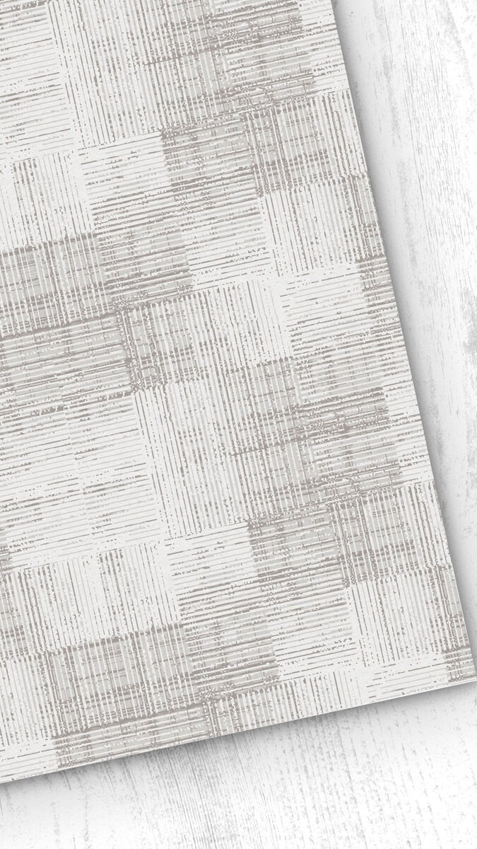 Papel pintado checks checks - beige - 1 rollo 55 x 300 cm