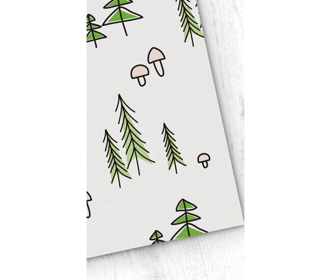 Papel pintado infantil sierra sierra - blanco - 1 rollo 55 x 300 cm