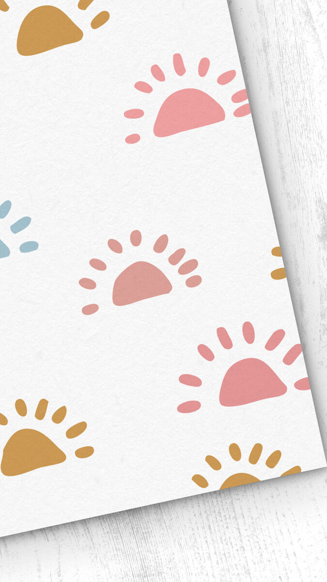 Papel pintado infantil soletes soletes - multicolor - 1 rollo 55 x 300 cm
