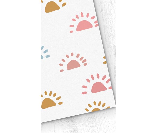 Papel pintado infantil soletes soletes - multicolor - 1 rollo 55 x 300 cm