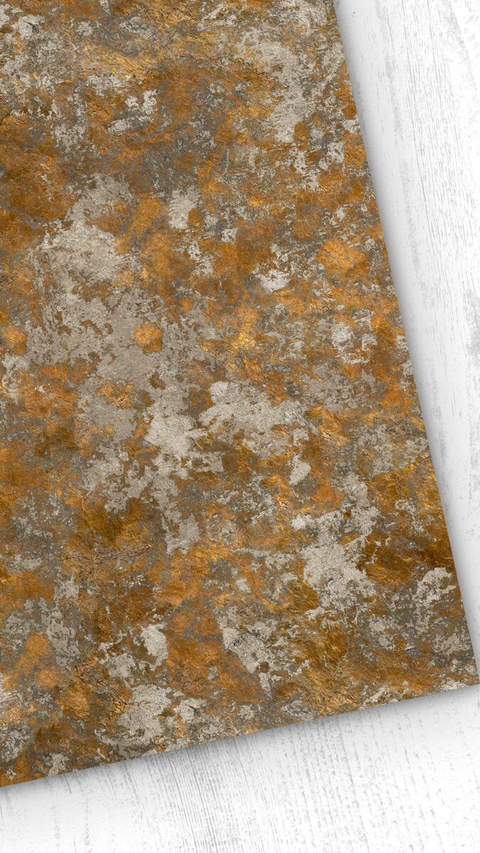 Papel pintado jade  jade - marron - 1 rollo 55 x 300 cm