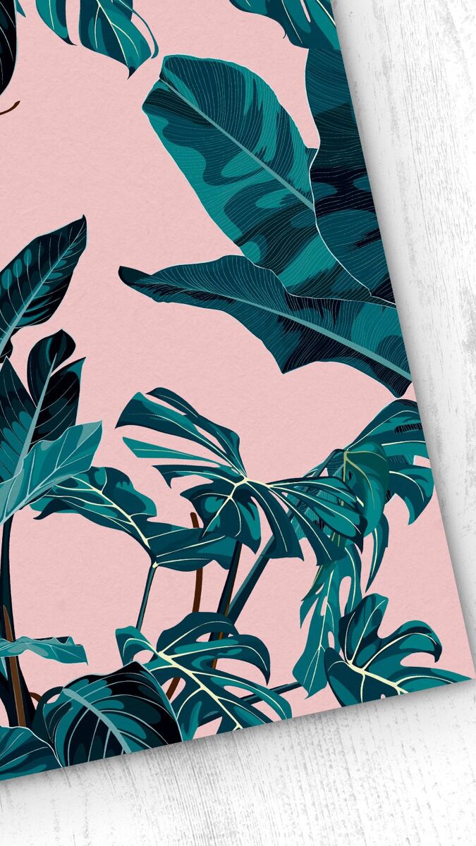 Papel pintado palmy palmy - verde - 1 rollo 55 x 300 cm