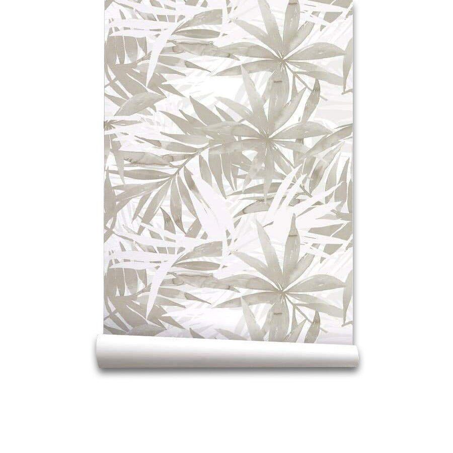 Papel pintado polinesia  polinesia - beige - 1 rollo 55 x 300 cm