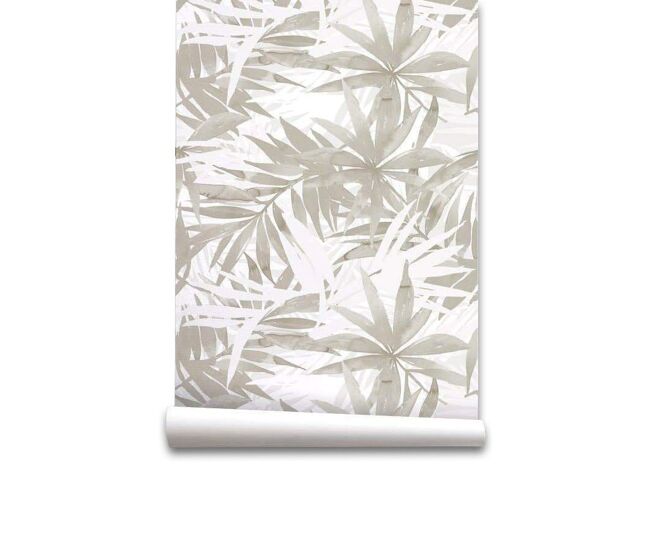 Papel pintado polinesia polinesia - beige - 1 rollo 55 x 300 cm