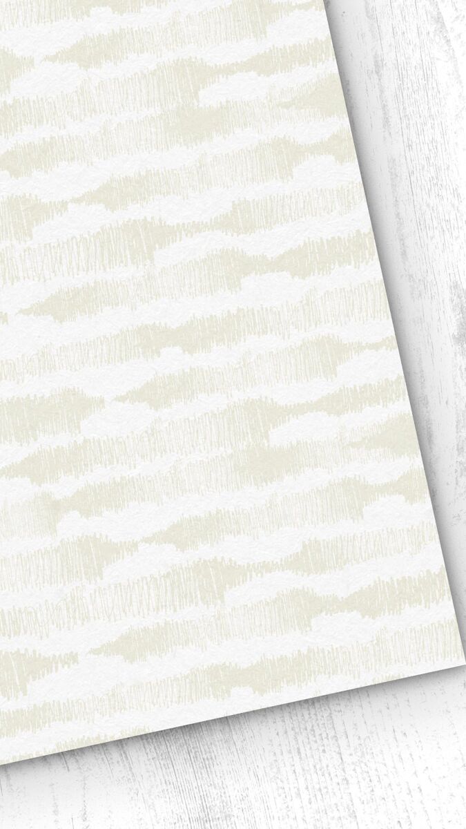 Papel pintado wavy wavy - blanco - 1 rollo 55 x 300 cm