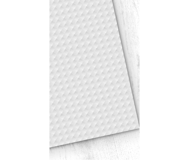 Papel pintado square square - blanco - 1 rollo 55 x 300 cm