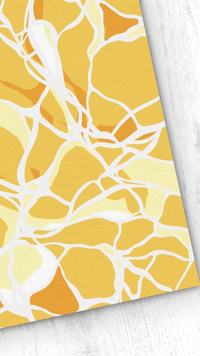 Papel pintado foam foam - amarillo - 1 rollo 55 x 300 cm