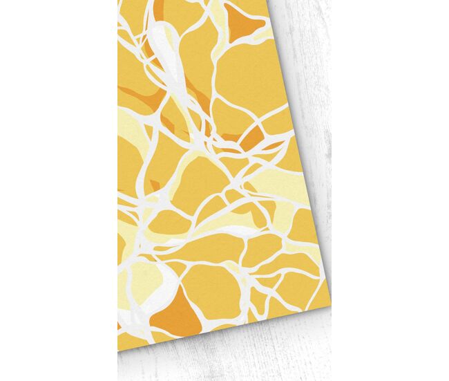 Papel pintado foam foam - amarillo - 1 rollo 55 x 300 cm