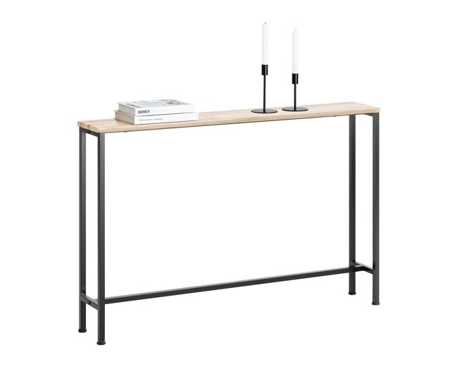 Mesa de entrada recibidor 120 x 20 x 80 cm sobuy fsb19-xl-z