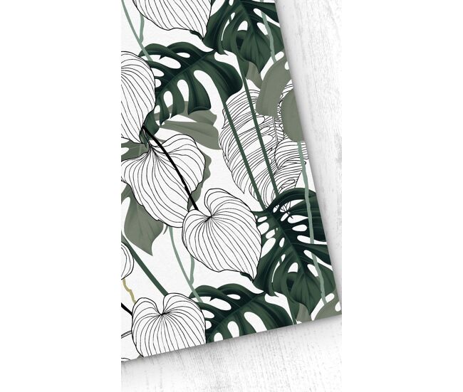 Papel pintado palma palma - verde - 1 rollo 55 x 300 cm