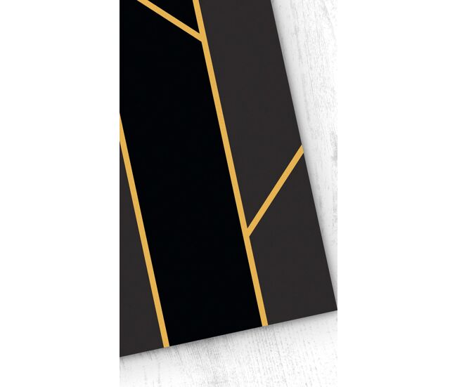 Papel pintado deco deco - negro - 1 rollo 55 x 300 cm