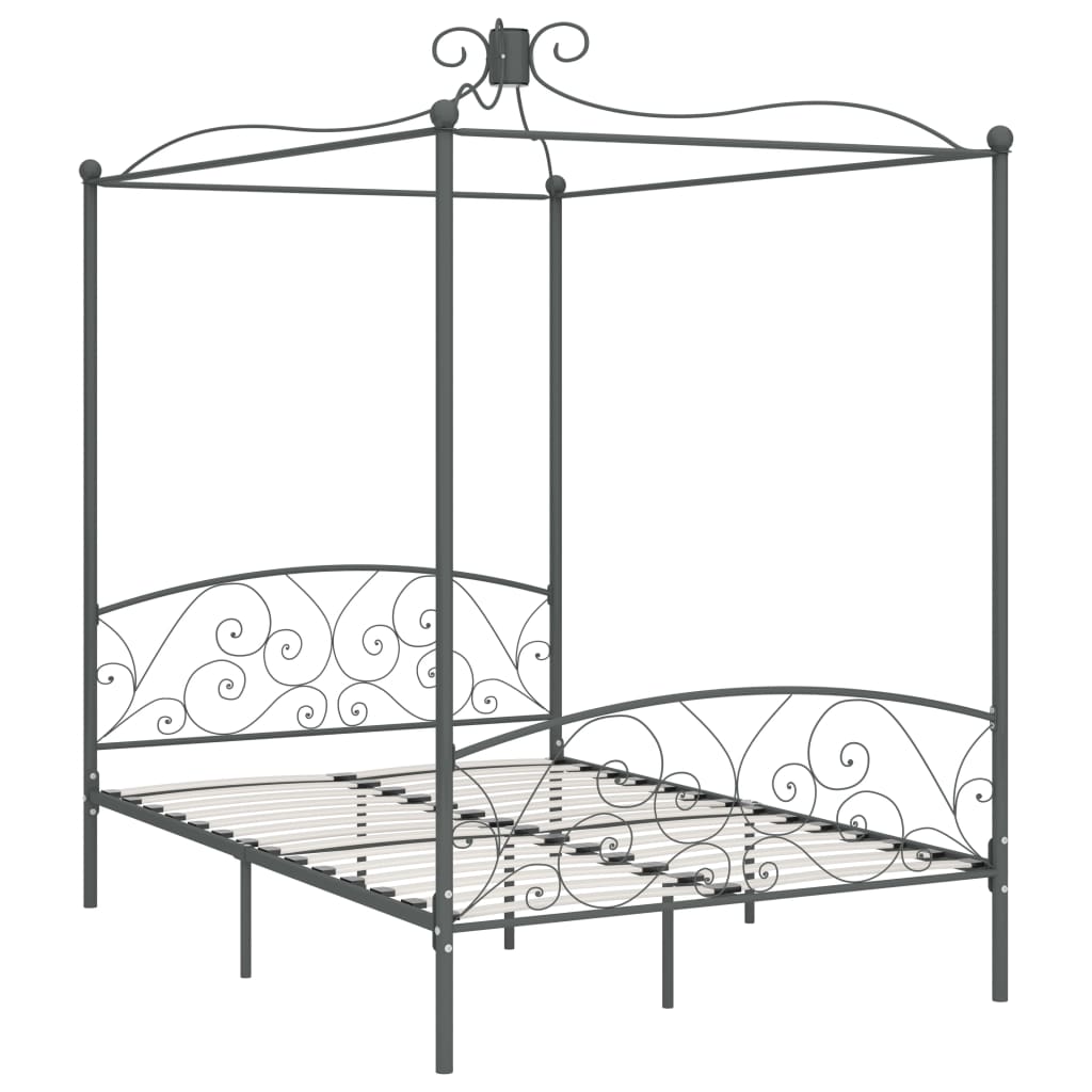 Estructura de cama 140x200 Gris