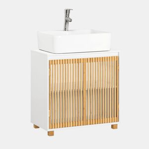 SoBuy BZR125-W Armário de lavatório 60 x 60 x 33 cm