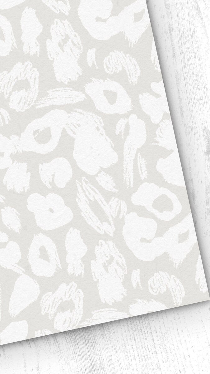 Papel pintado infantil lion plata lionplata - beige - 1 rollo 55 x 300 cm