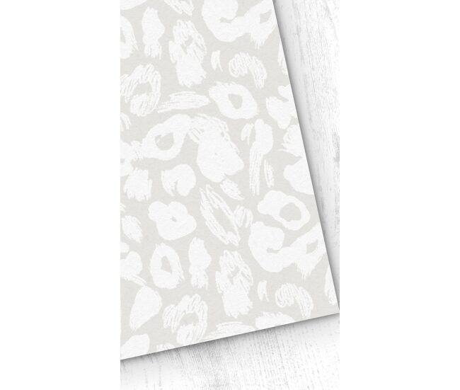 Papel pintado infantil lion plata lionplata - beige - 1 rollo 55 x 300 cm