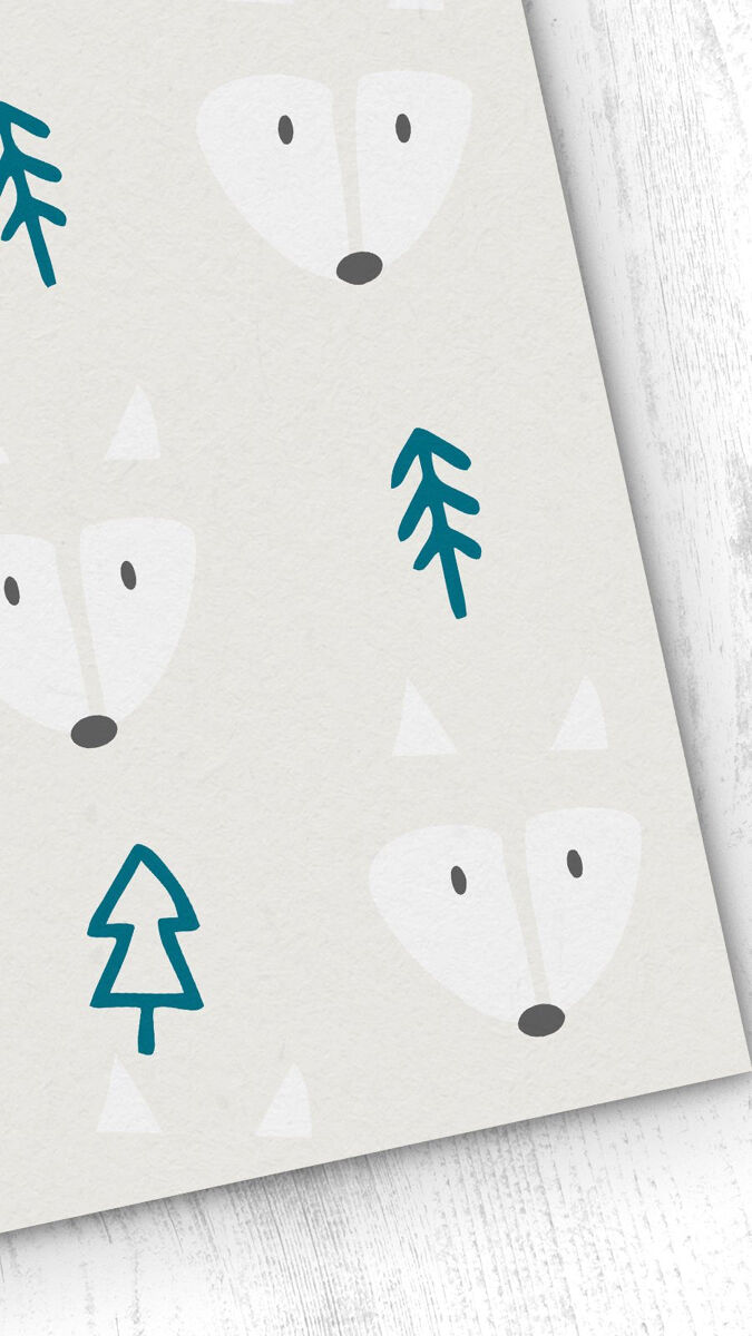 Papel pintado Infantil Fox