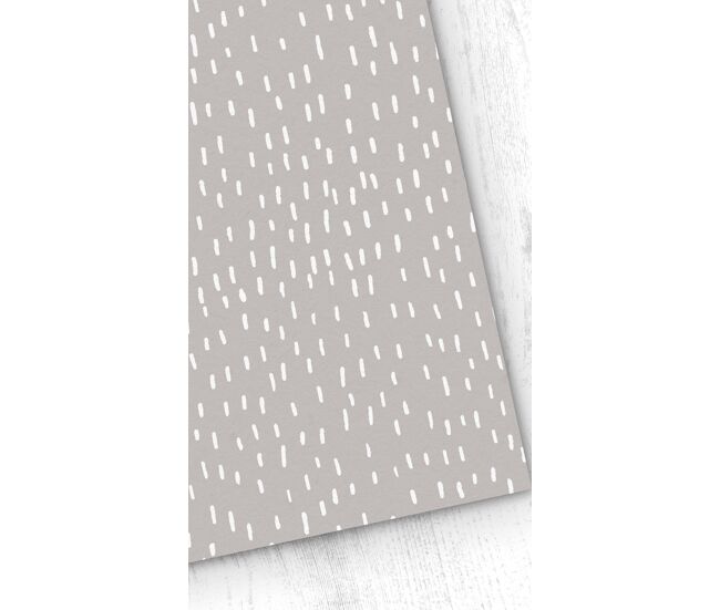 Papel pintado infantil rain rain - gris - 1 rollo 55 x 300 cm