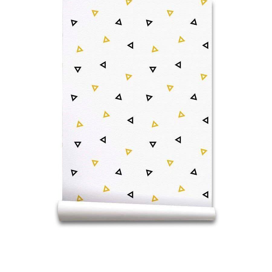 Papel pintado infantil delta delta - blanco - 1 rollo 55 x 300 cm