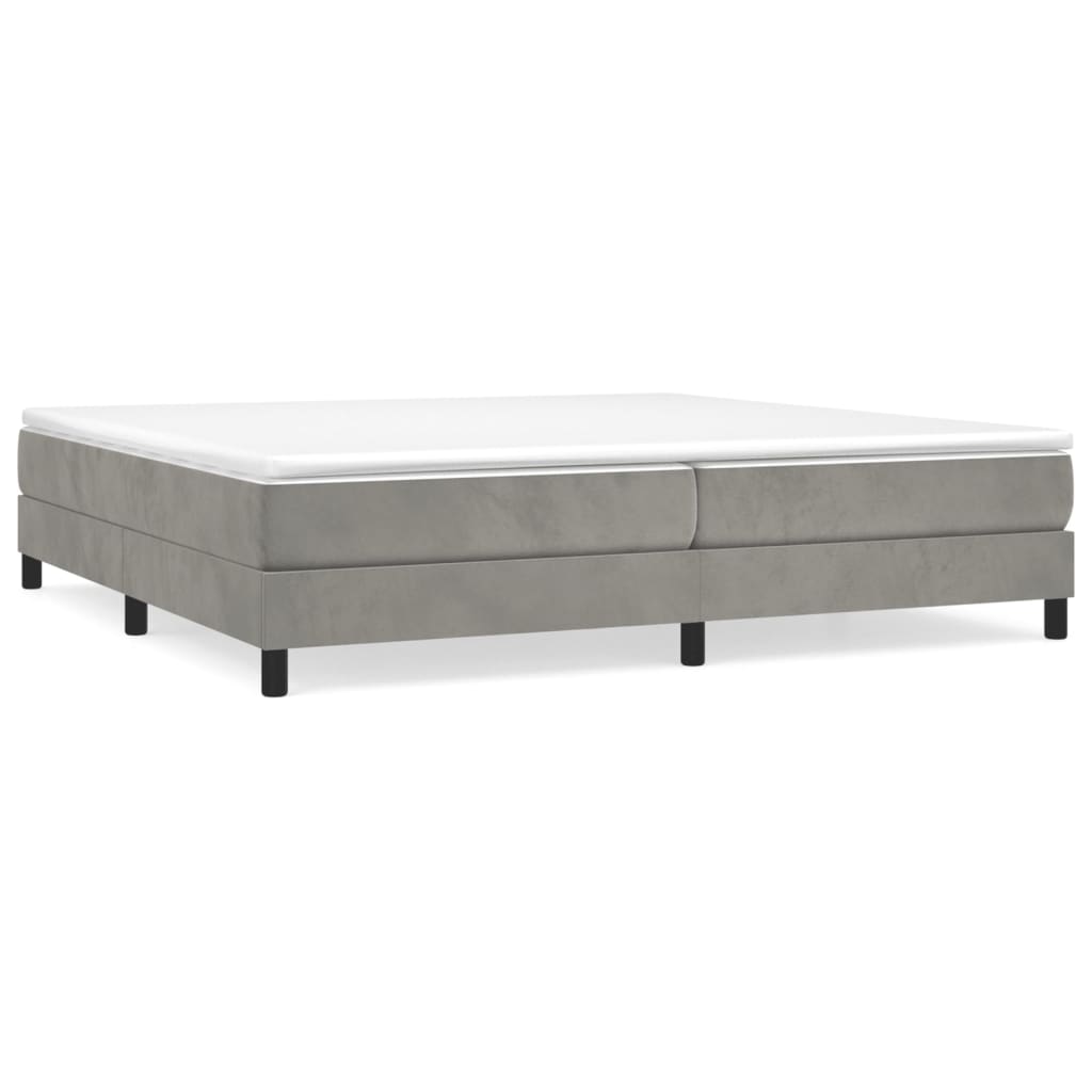 Estructura de cama 200x200 Gris Claro