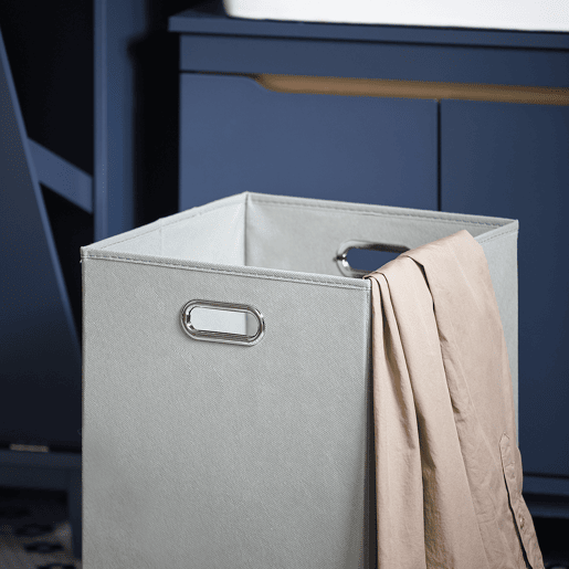 SoBuy BZR114-B Cesto de roupa suja com 1 cesto e 1 gaveta Azul