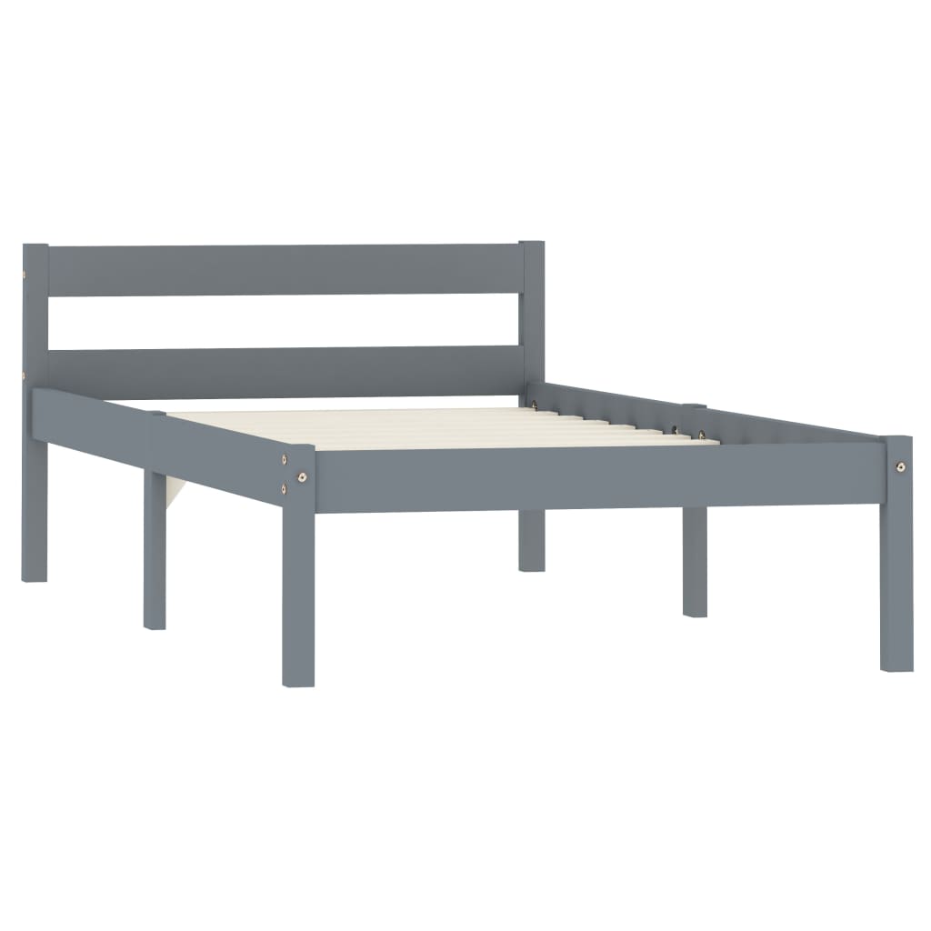 Estructura de cama 100x200 Gris