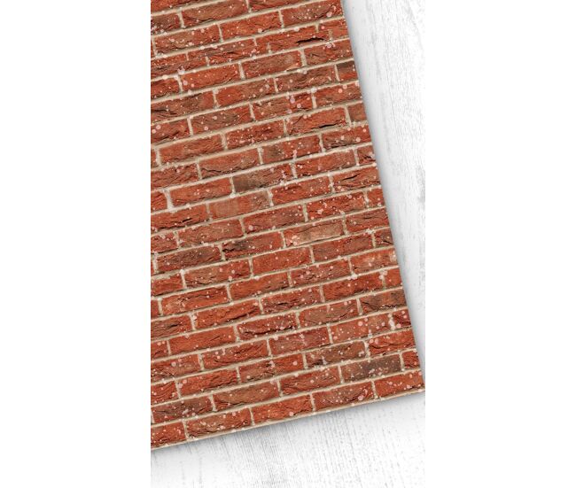 Papel pintado painted brick paintedbrick - rojo - 1 rollo 55 x 300 cm
