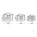 Beliani Figura decorativa ARNES Beliani Figura decorativa ARNES Gris
