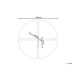 Beliani Reloj de pared ARAMON Beliani Reloj de pared ARAMON Marrón