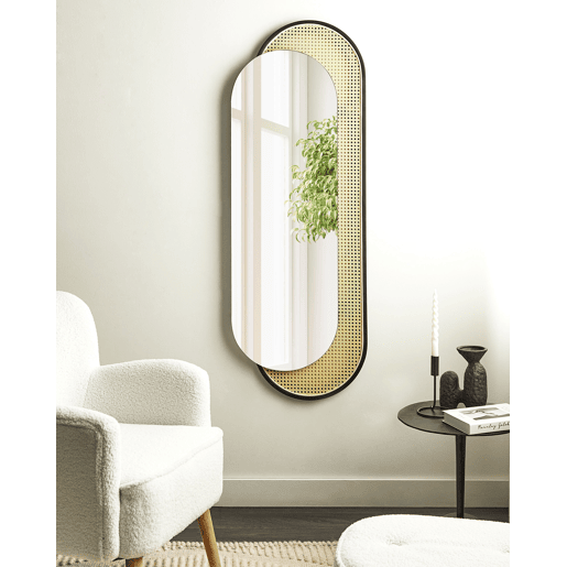Espelho CREIL 51 cm 143 cm Rattan Natural
