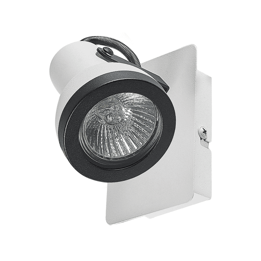 Conjunto de 2 candeeiros de foco BARO Ajustável Metal Branco