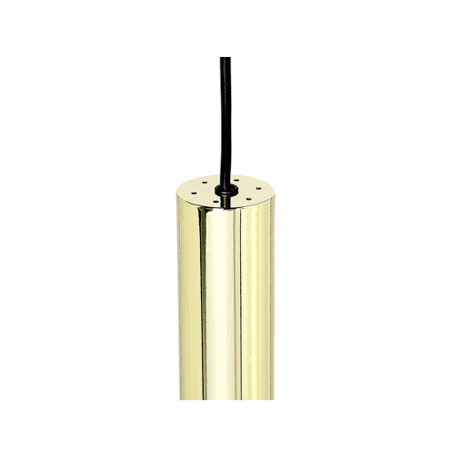 Candeeiro suspenso BROSNA Metal Latão