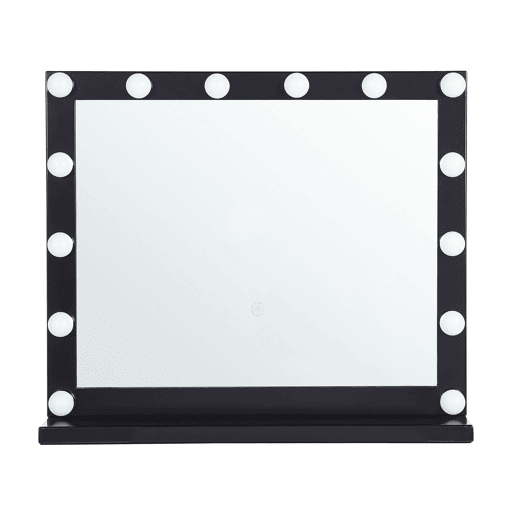 Espelho de toucador LED BEAUVOIR Preto