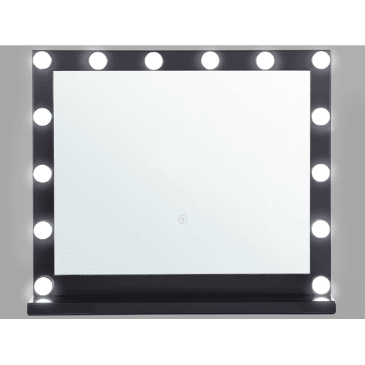 Espelho de toucador LED BEAUVOIR Preto