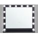 Beliani Espejo de maquillaje BEAUVOIR 60x2 Beliani Espejo de maquillaje BEAUVOIR 60x2 Negro