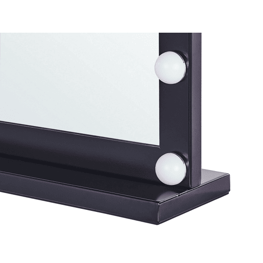 Espelho de toucador LED BEAUVOIR Preto