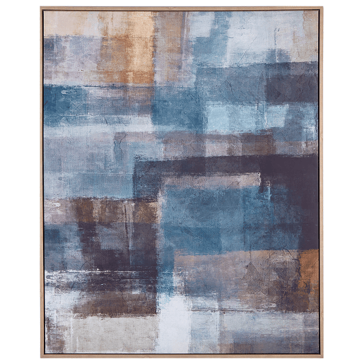 Tela PULSANO Motivo abstracto 83 x 103 cm Multicolor