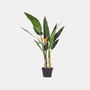 Planta artificial STRELITZIA TREE 115 cm Verde