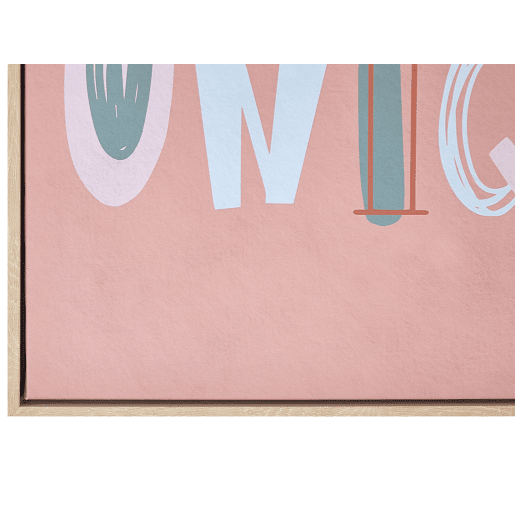 Tela TAURISANO Motivo infantil 63 x 63 cm Rosa