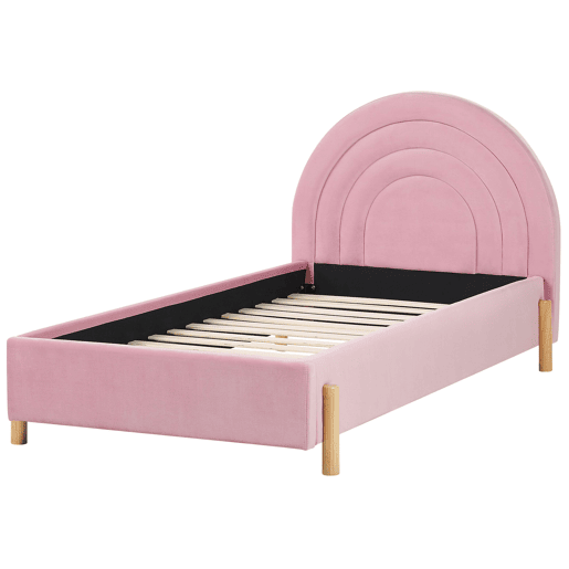 Beliani Cama infantil Veludo ANET