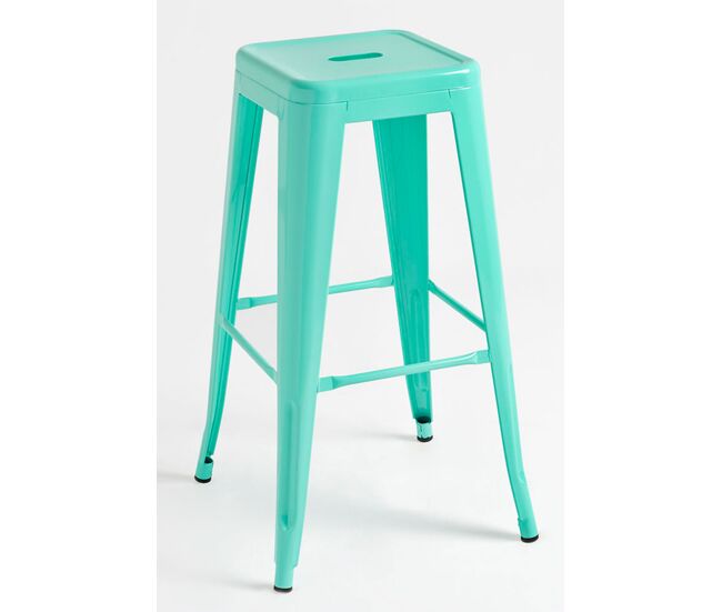 Pack 6 taburetes torix altos - verde menta