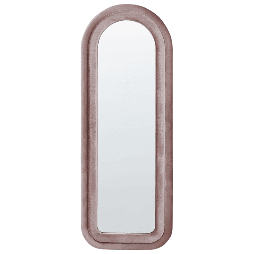 Espelho CULAN 60 cm 160 cm Veludo Rosa