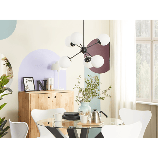 Iluminação de tecto ADAWRO Metal PretoBranco