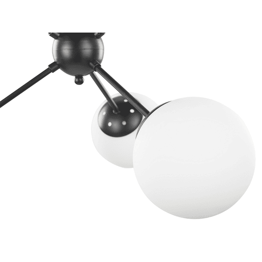 Iluminação de tecto ADAWRO Metal PretoBranco
